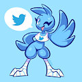 Twitter Mascot by Spaicy