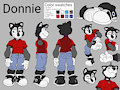 Donnie G character ref sheet