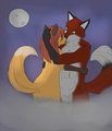 Kissing Under The Full Moon by JasonWerefox