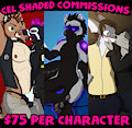 Cel Shaded Commissions (Jan '19)