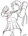 Daily Doodle 2019 01 08 Street Fighter Sakura