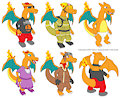 Charizard's clothes