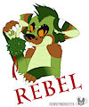 Rebel December Badge by RowdyMonster