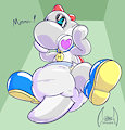 [COM] Sealed Diapered Rubber Yoshi by silverdragon