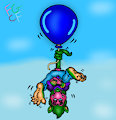 Balloon tail hanging
