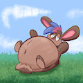 Chubby Bunny Wiggle (ANIMATED) by TrevorFox