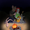 Commission: Songs By The Fire by Umuntu