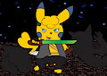 Jade the Assasin pikachu by ComicToons