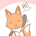 Fox Sticker - Hi!