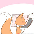 Fox Sticker - Sleeping