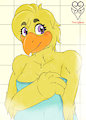 After shower Chica by TheVgBear