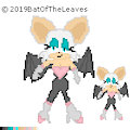 Rouge The Bat Pixel Art