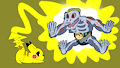 Pikachu vs Machoke by JollyVille