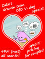 v-day specials all month!