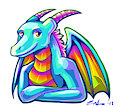 Spectrum the dragon - commission