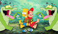 Bart Simpson/Alvin Chipmunk: De-Shoe'd! by KnightRayjack