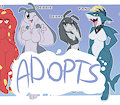 *ADOPTABLES*_Marine creatures 2/3