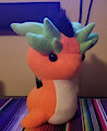 Fuzzy Serpent Plushie by DragonGoddess