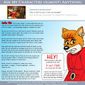 Ask My Characters - Who is the fox girl in the red sweater?
