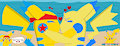 Pikachu kiss by Minochu243