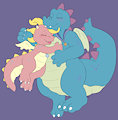 Dragon Snuggles by slimefur