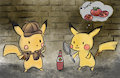 Detective Pikachu and Pikachu- Tomato