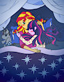 Sunset and Twilight in Bed