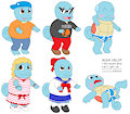 Squirtle's clothes