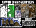 AMWULF COMMISSION PRICES NEW AND IMPROVED! by AMWULF
