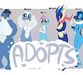 *ADOPTABLES*_Fighters and froggos