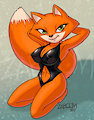 Shiny Swimwear Foxy Roxy