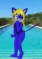 Laguna in a swimsuit by blackcrow