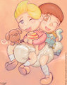Gabriel and Lucas - PK Huggies by OverFlo207