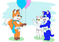 Balloons for Kitties - CyrusTheCat by KennyKitsune