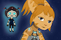 Ratchet and Clank OCs - Xennah Verzari and Isabelle