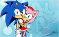 Sonic x Amy by BloomPhantom