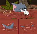 Tom and Jerry Quicksand by KingMoonzie