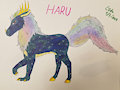 New OC: Haru, the star kirin by CodaLeo