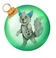 A puppy in a ball! By Zata-S