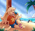 Tommo at the Beach by TommotheCabbit