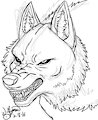 Wolfy Snarl Again Wolf's Rain Style