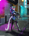 AT - Blue Haired B*tch Trade - The Drone Hunter by Evangellos