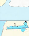 Terry the Blue Fox's Naked Sunbathing (SFW)