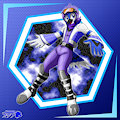 Starfox pilot Jayson - Lavender - by Otakuwolf