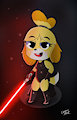 Isabelle as a sith by CommieBunny