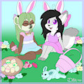 Easter Bunnies by LilDooks