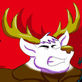 Pheagle the Big Buff Reindeer by PheagleAdler