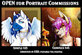 Portrait Commissions OPEN [Limited Slots] by KeishaMaKainn