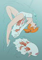 Pokemon - Misty Goldeen Swim