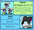 Emotes/Icon Commission Page